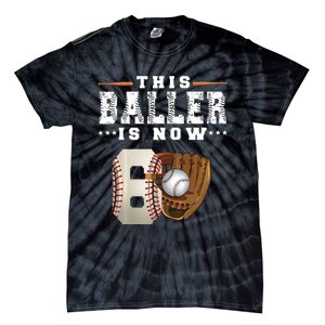 The Baller Is Now Baseball Player Lover Trending Gift Idea Tie-Dye T-Shirt