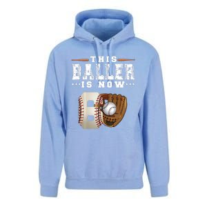 The Baller Is Now Baseball Player Lover Trending Gift Idea Unisex Surf Hoodie