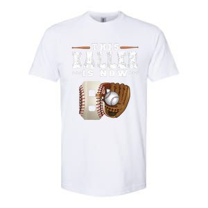 The Baller Is Now Baseball Player Lover Trending Gift Idea Softstyle CVC T-Shirt