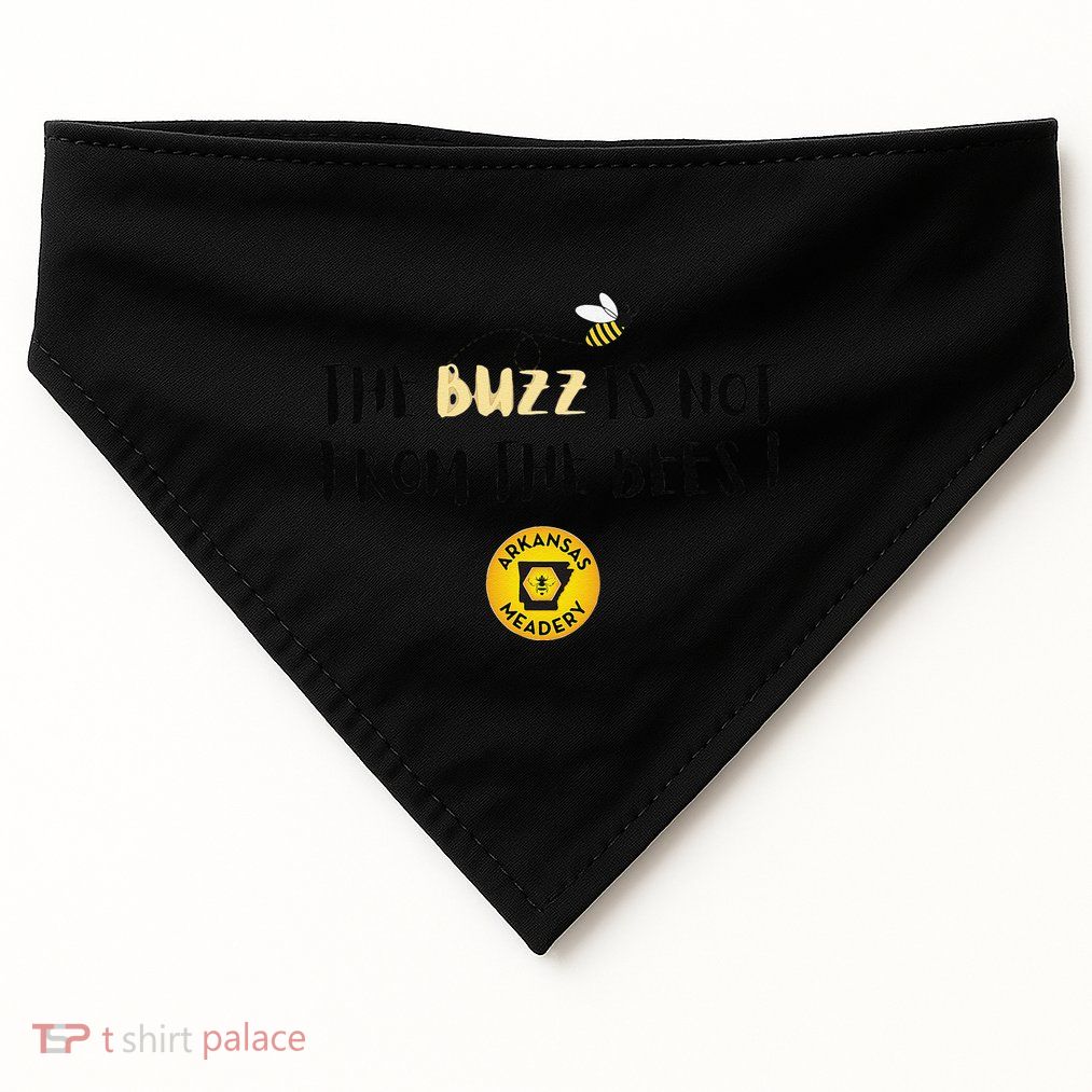The Buzz Is Not From The Bees USA-Made Doggie Bandana