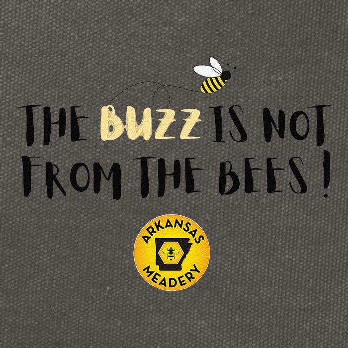 The Buzz Is Not From The Bees Cotton Canvas Backpack