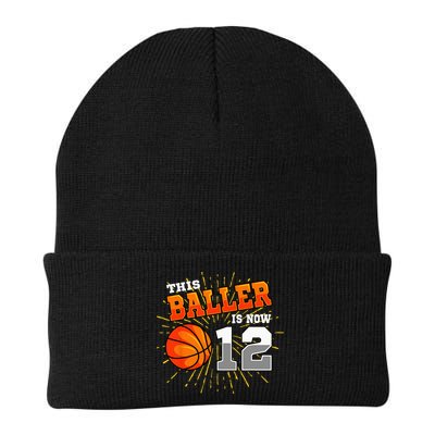 This Baller Is Now 12 Basketball 12th Birthday Party Beanie