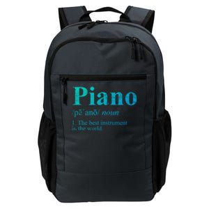 The Best Instrut In The World Piano Gift Daily Commute Backpack