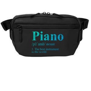 The Best Instrut In The World Piano Gift Crossbody Pack