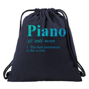 The Best Instrut In The World Piano Gift Drawstring Bag