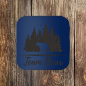 Team Bear I Choose The Bear Coaster