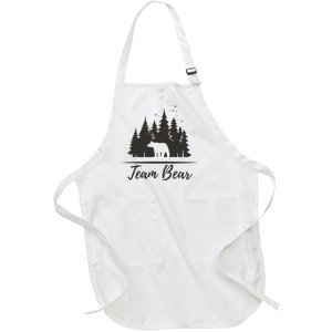 Team Bear I Choose The Bear Full-Length Apron With Pockets