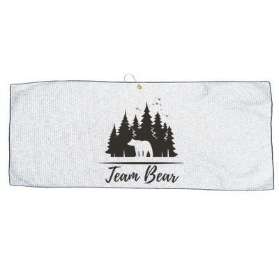 Team Bear I Choose The Bear Large Microfiber Waffle Golf Towel