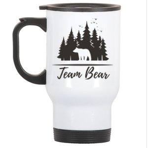 Team Bear I Choose The Bear Stainless Steel Travel Mug