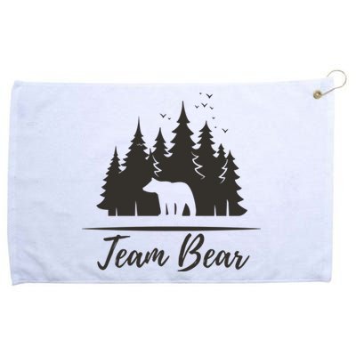 Team Bear I Choose The Bear Grommeted Golf Towel