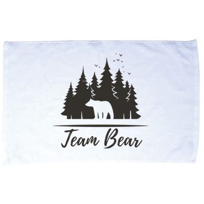 Team Bear I Choose The Bear Microfiber Hand Towel