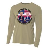 Trump Biden I DonT Know What He Said He DoesnT Either Cooling Performance Long Sleeve Crew