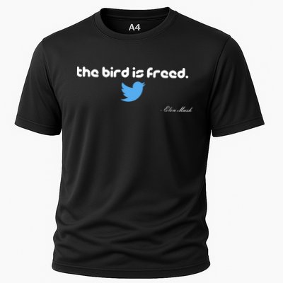 The Bird Is Freed Musk Quote Performance Shirt