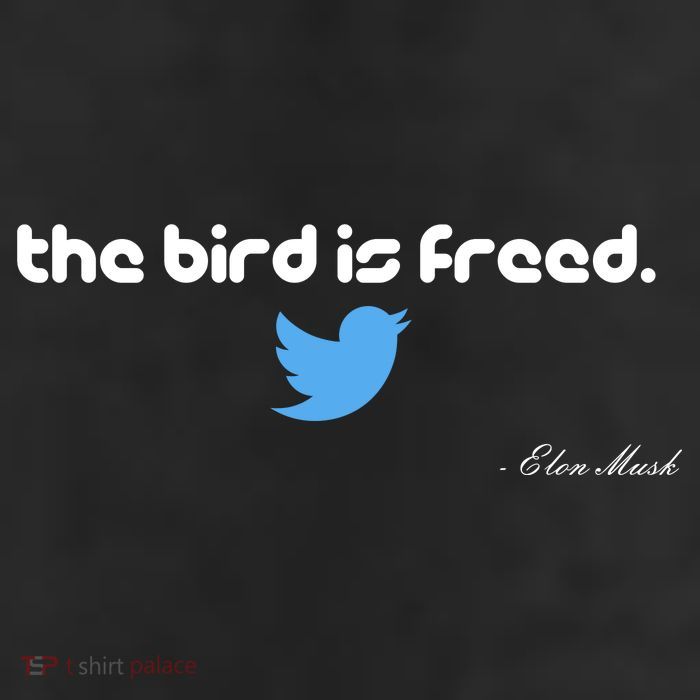 The Bird Is Freed Musk Quote 11oz C Handle Ceramic Mug
