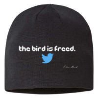 The Bird Is Freed Musk Quote Sustainable Beanie