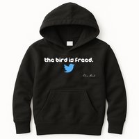 The Bird Is Freed Musk Quote Kids Hoodie