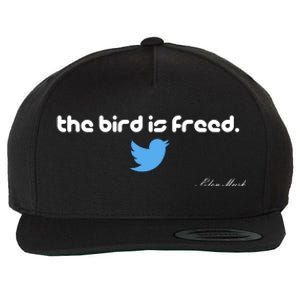 The Bird Is Freed Musk Quote Wool Snapback Cap