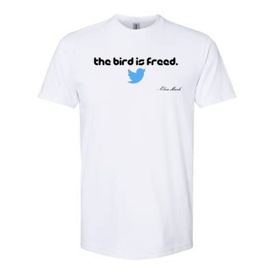 The Bird Is Freed Musk Quote Softstyle® CVC T-Shirt