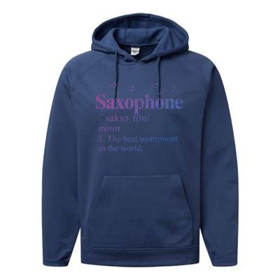 The Best Instrut In The World Saxophone Gift Performance Fleece Hoodie