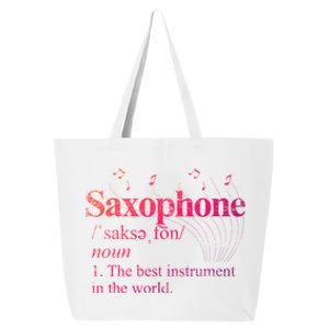 The Best Instrut In The World Saxophone Gift 25L Jumbo Tote