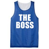 The Boss: I Am The Boss Gift Mesh Reversible Basketball Jersey Tank