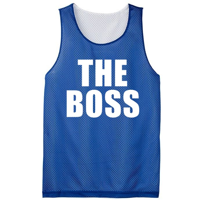 The Boss: I Am The Boss Gift Mesh Reversible Basketball Jersey Tank