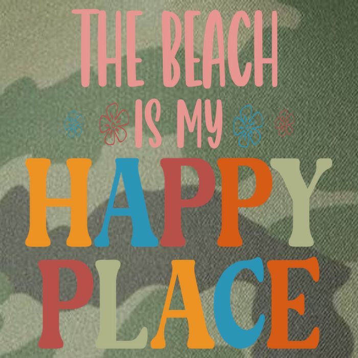 The Beach Is My Happy Place Beach Funny Gift Legacy Tie Dye Trucker Hat