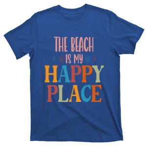 The Beach Is My Happy Place Beach Funny Gift T-Shirt