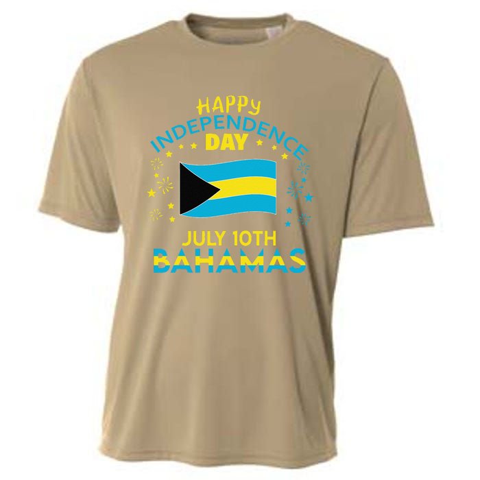 The Bahamas Independence Day Bahamian Pride The Bahamas Flag Cooling Performance Crew T-Shirt