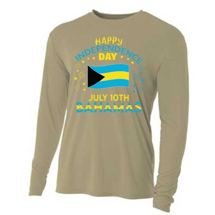 The Bahamas Independence Day Bahamian Pride The Bahamas Flag Cooling Performance Long Sleeve Crew