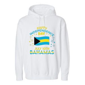 The Bahamas Independence Day Bahamian Pride The Bahamas Flag Garment-Dyed Fleece Hoodie