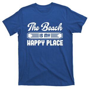 The Beach Is My Happy Place Graphic Tees Funny Gift T-Shirt