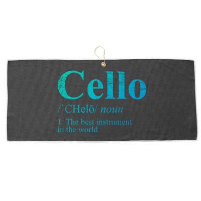 The Best Instrut In The World Cello Great Gift Large Microfiber Waffle Golf Towel