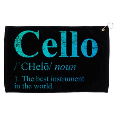 The Best Instrut In The World Cello Great Gift Grommeted Golf Towel