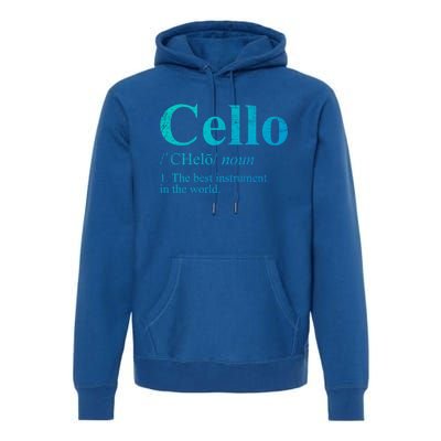 The Best Instrut In The World Cello Great Gift Premium Hoodie