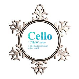 The Best Instrut In The World Cello Great Gift Metallic Star Ornament