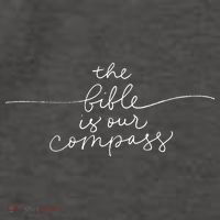 The Bible Is Our Compass Christianity Faith Vector Backpack