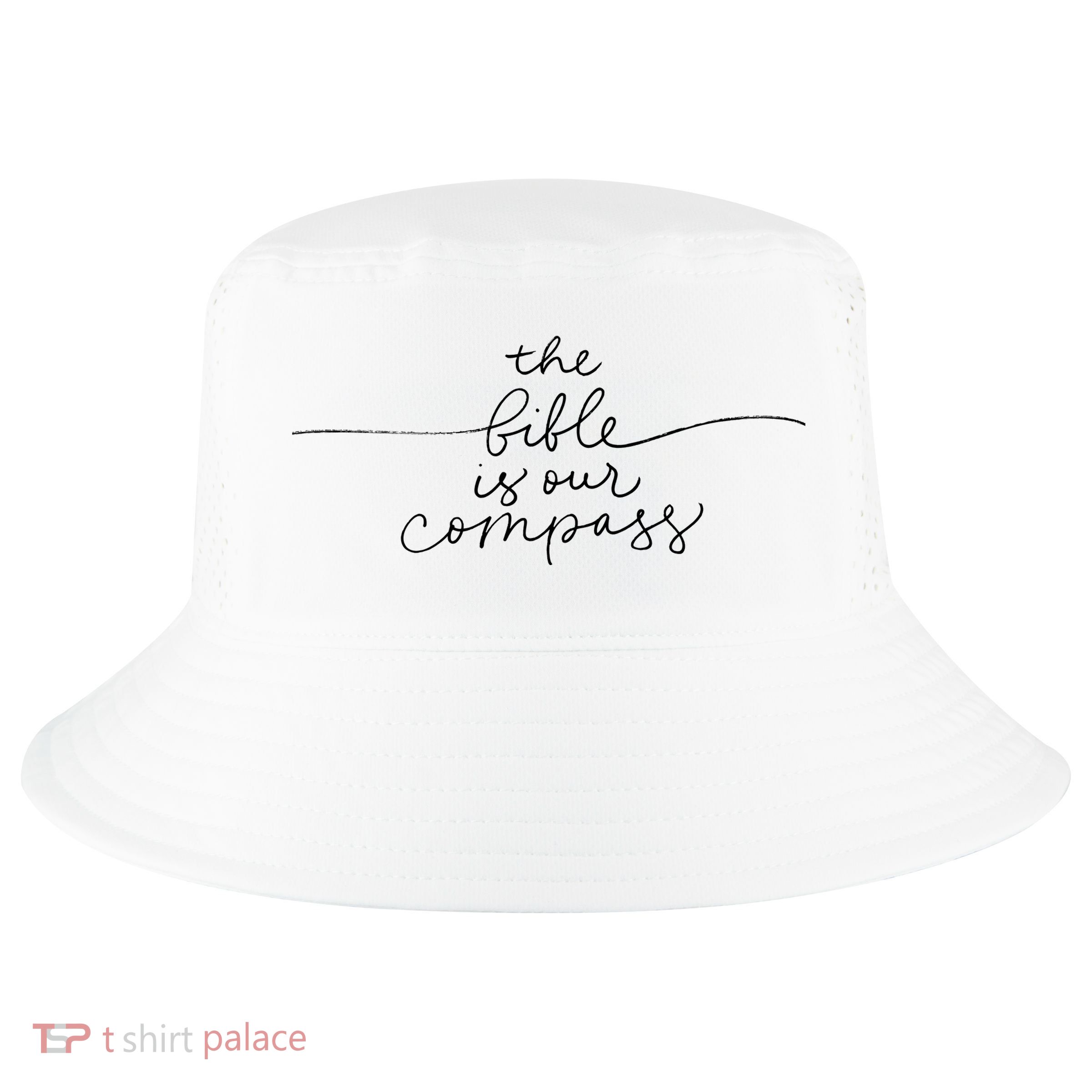 The Bible Is Our Compass Christianity Faith Cool Comfort Performance Bucket Hat