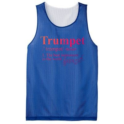 The Best Instrut In The World Definition Trumpet Gift Mesh Reversible Basketball Jersey Tank