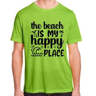 The Beach Is My Happy Place Gift Adult ChromaSoft Performance T-Shirt