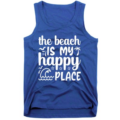 The Beach Is My Happy Place Gift Tank Top