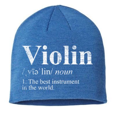 The Best Instrut In The World Definition Violin Cool Gift Sustainable Beanie