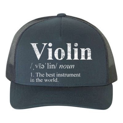 The Best Instrut In The World Definition Violin Cool Gift Yupoong Adult 5-Panel Trucker Hat