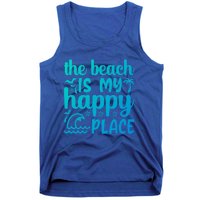 The Beach Is My Happy Place Gift Tank Top