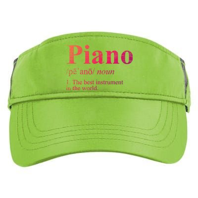 The Best Instrut In The World Piano Gift Adult Drive Performance Visor