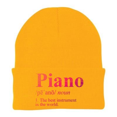 The Best Instrut In The World Piano Gift Knit Cap Winter Beanie