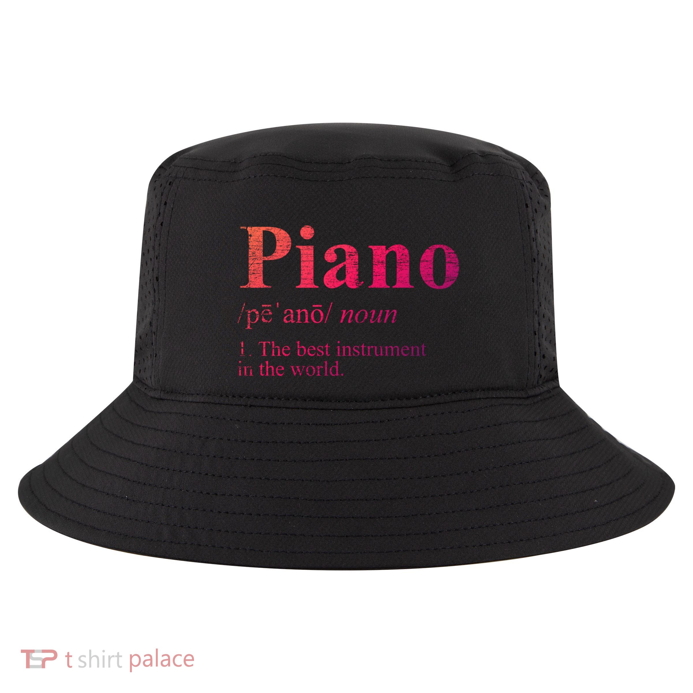 The Best Instrut In The World Piano Gift Cool Comfort Performance Bucket Hat