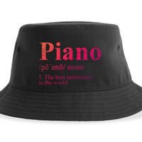 The Best Instrut In The World Piano Gift Sustainable Bucket Hat