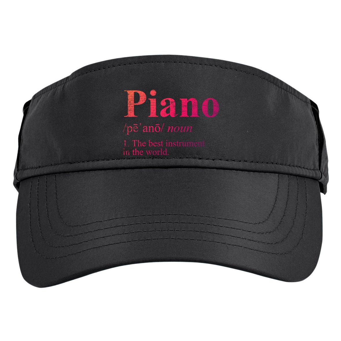 The Best Instrut In The World Piano Gift Adult Drive Performance Visor