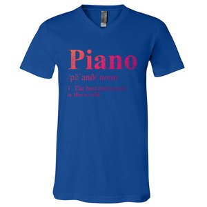 The Best Instrut In The World Piano Gift V-Neck T-Shirt